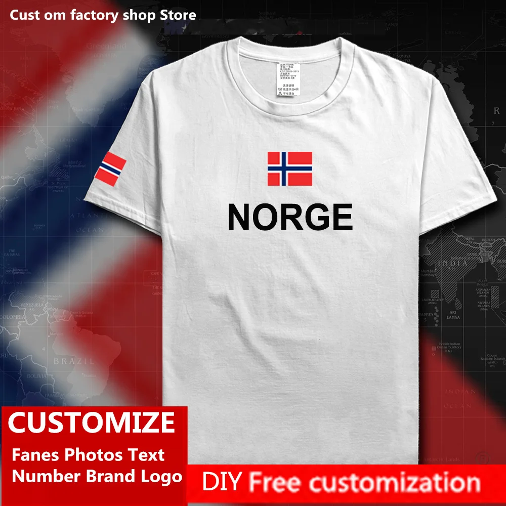Норвежская футболка NORGE изготовленная на заказ Джерси фанаты имя номер фирменный