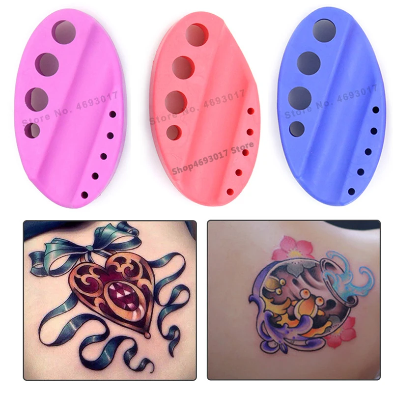 

Овальные силиконовые чашки для чернил для татуировок, держатель для микроблейдинга, пигментных чернил, подставка для перманентного макияжа, белый маркер, ручка, аксессуары для татуировок