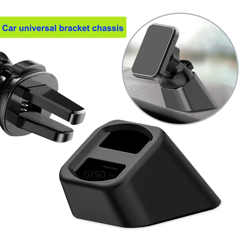 

Universal Wireless Car Charger Mobile Phone Bracket Base Air Outlet Clip Stand GPS Navigation Chassis Dashboard Mount Holder