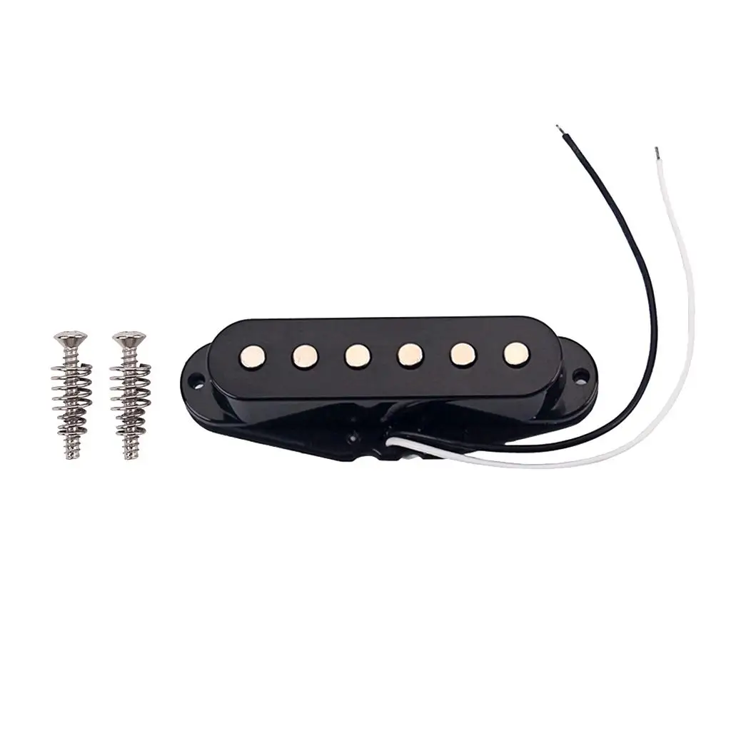 

Electric Guitar Pickups Single Coil Pickup for ST Guitar Black