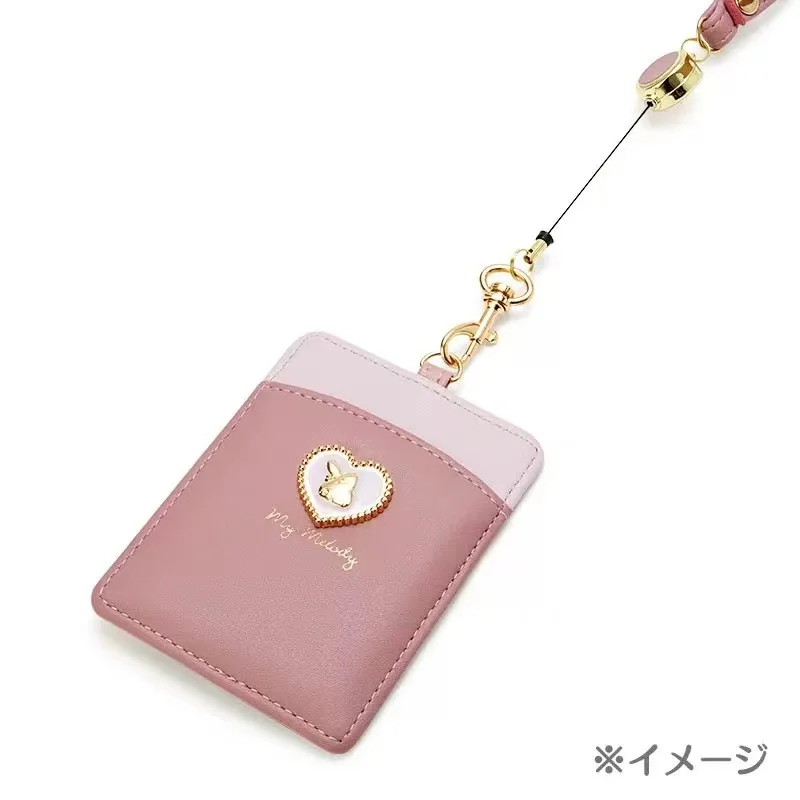 Anime Cartoon Sanrioed Cinnamoroll My Melody Series PU Wallet Kawaii Foldable Zipper Wallet Cute Portable Card Holder Girl Gift images - 6