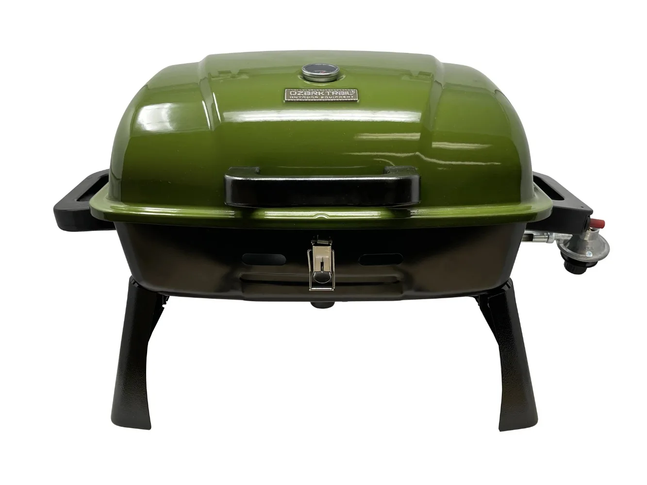 

Ozark Trail Portable Table Top 1 Burner Camping Gas Grill with Interchangeable Griddle Plate, 10,000 BTU barbecue grill bbq