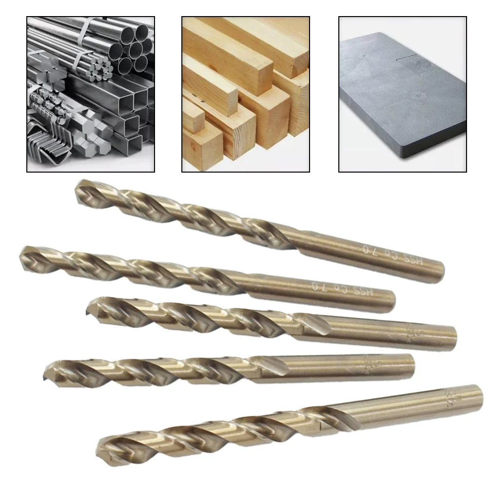 Сверла из закаленной стали кобальтовые сверла для сложных работ 5% с увеличенным