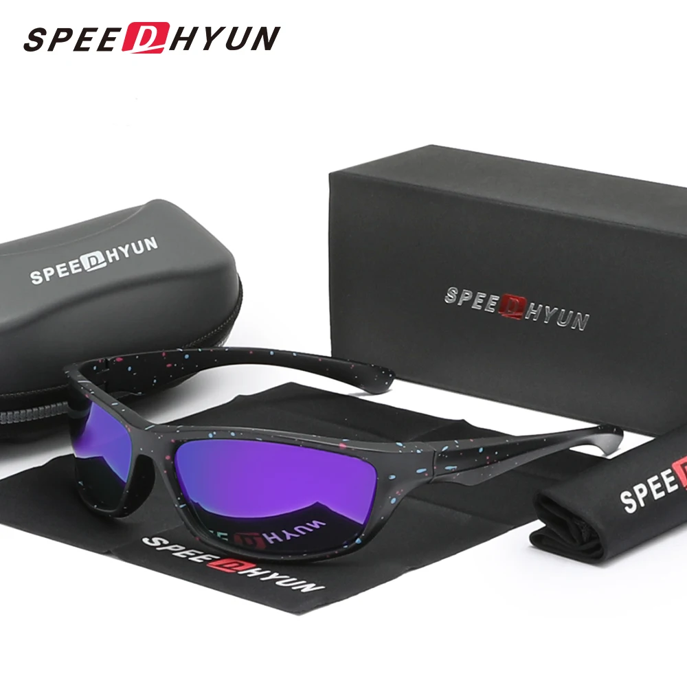 Поляризованные солнцезащитные очки Speedhyun для мужчин и женщин модные