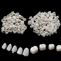 100pcs dental material dental teeth veneers ultra thin whitening resin molar anterior temporary crown porcelain oral care tool