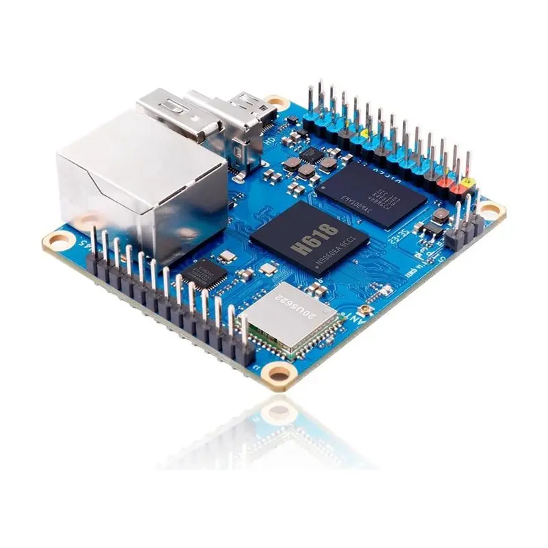 Фото Плата для разработки B03B-Orange Pi Zero 3, LPDDR4, Allwinner H618, 4-ядерный 64-битный процессор, Wi-Fi 5.0/Bluetooth 5.0, порт Gigabit Ethernet, вилка стандарта США №3
