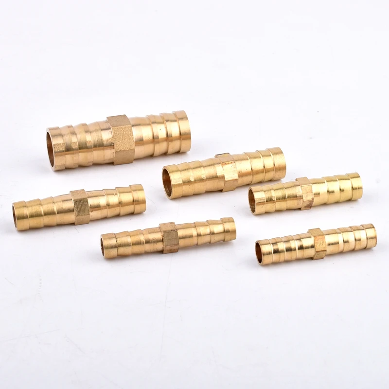 2 шт. медный соединитель Pagoda Barb 2-ходовой прямой латунный 6-16 мм соединение шланга