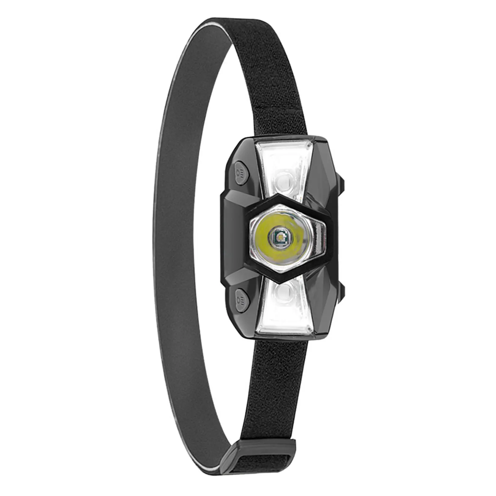 

Mini Outdoor Sensor Headlamp USB Charging Red Warning Light for Camping Fishing Mountaineering