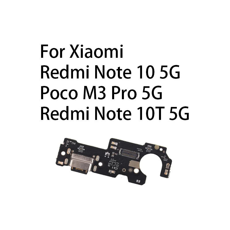 

USB Charging Port Board Flex Cable Connector For Xiaomi Redmi Note 10 5G / Poco M3 Pro 5G / Redmi Note 10T 5G