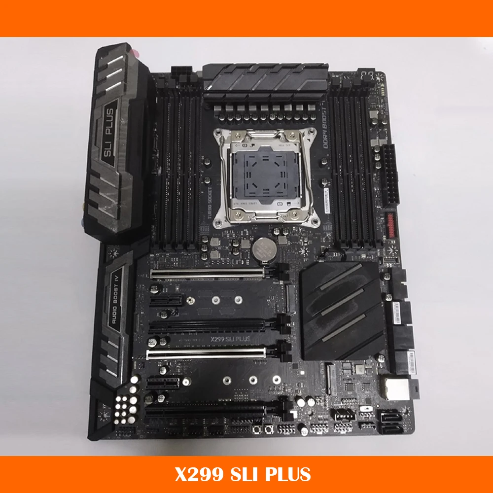

X299 SLI PLUS For Msi LGA2066 DDR4 SATA3 256GB M.2*2 U.2 ATX Desktop Motherboard High Quality Work Fine