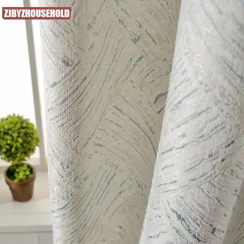 Занавески на заказ из шенили, в нордическом стиле, в современном минималистическом стиле, плотные, белые тканевые шторы для спальни, гостино...