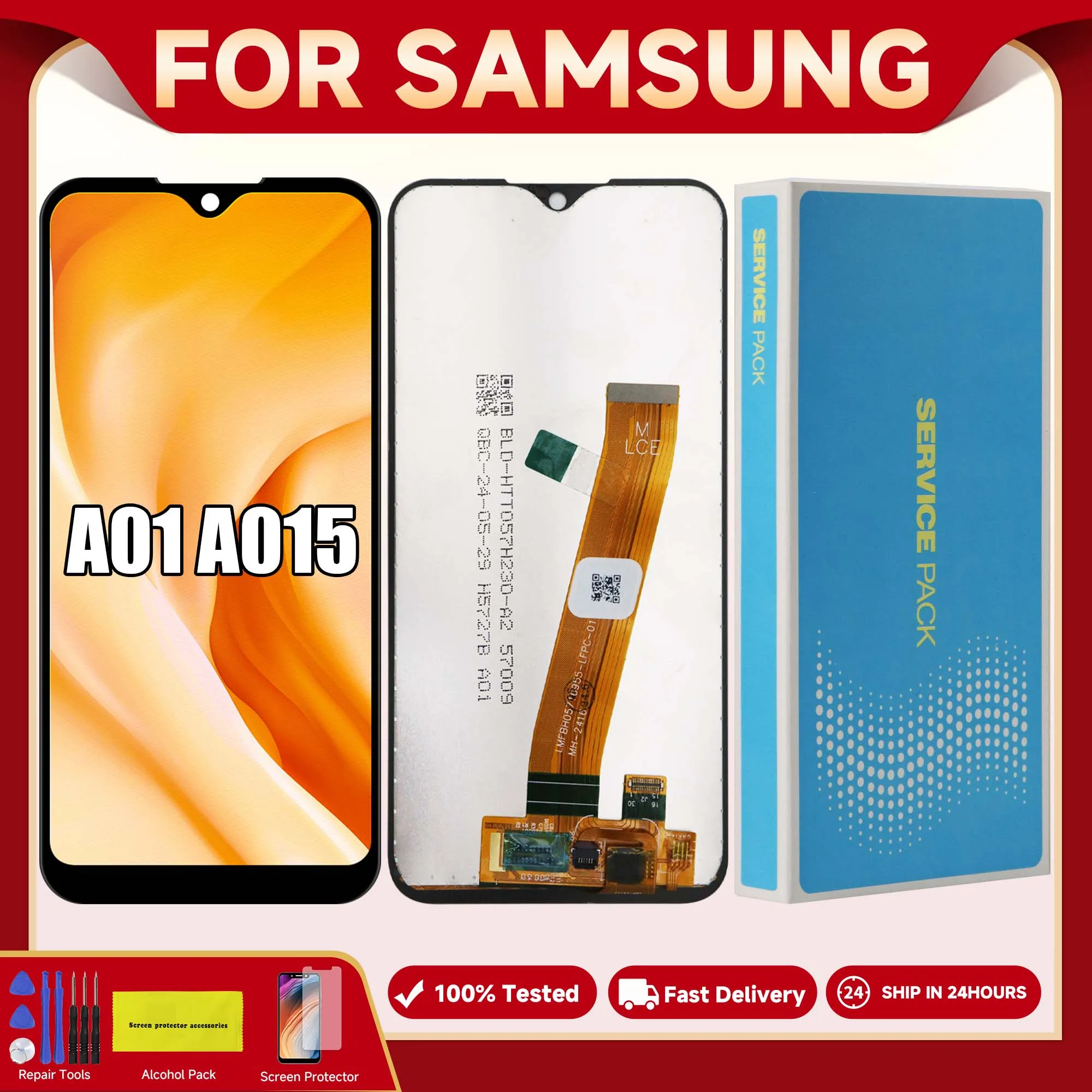 A01 для Samsung 5 7 'для A015F A015G A015M A015 A015A A015U ЖК-дисплей сенсорный экран дигитайзер в