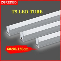 led tube t5 led light tube 60cm 90cm 120cm 4ft bar lamp 10w 14w 18w wall lamp ac220v aluminium home lighting engineering project