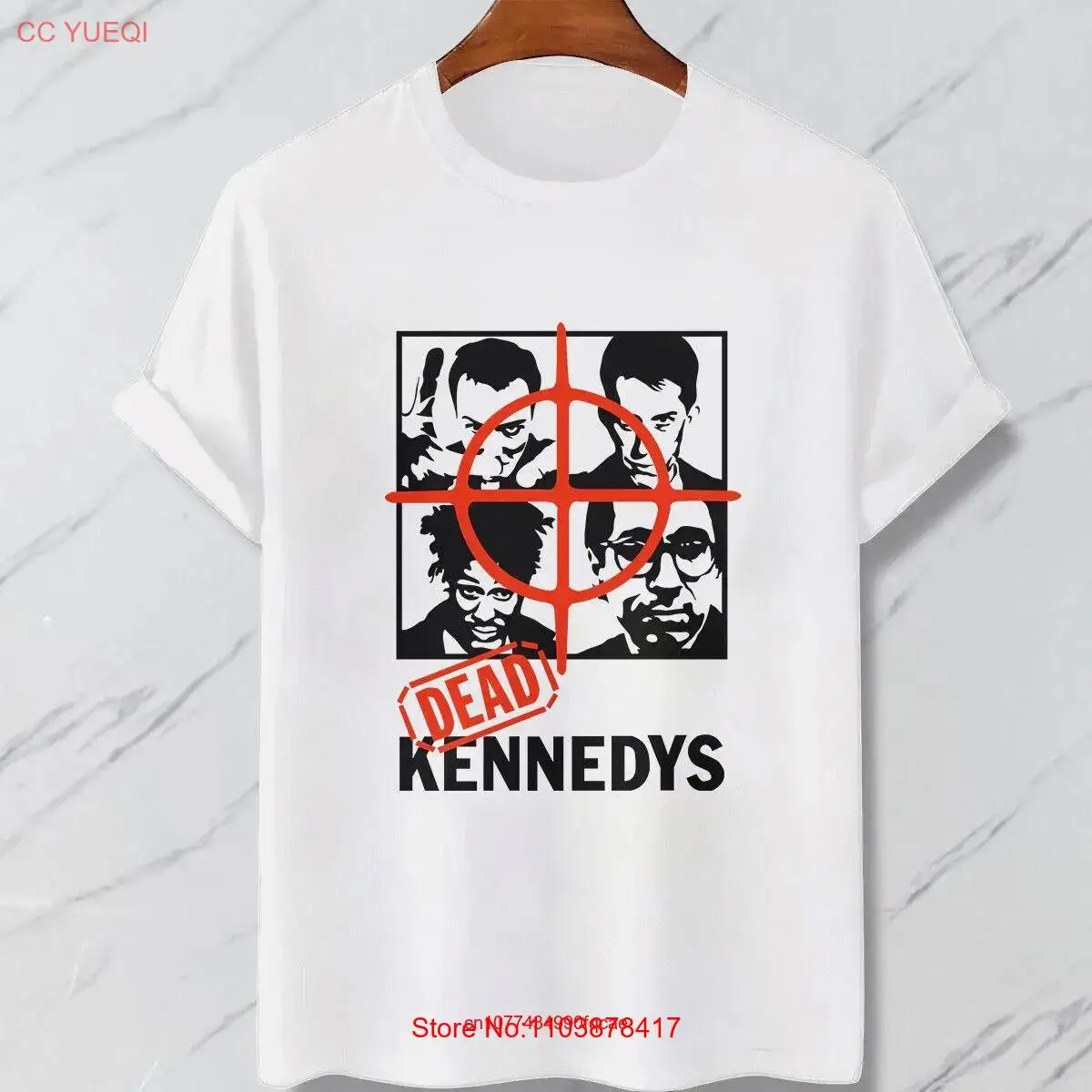 Футболка с длинным или коротким рукавом принтом мертвый Кеннет джелло Биафра Ист