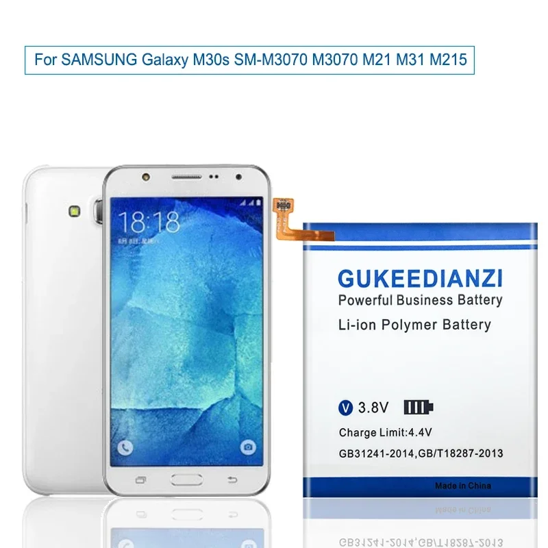Аккумулятор большой емкости GUKEEDIANZI EB-BM207ABY 6550 мАч для SAMSUNG Galaxy M30s SM-M3070 M3070 M21 M31 M215