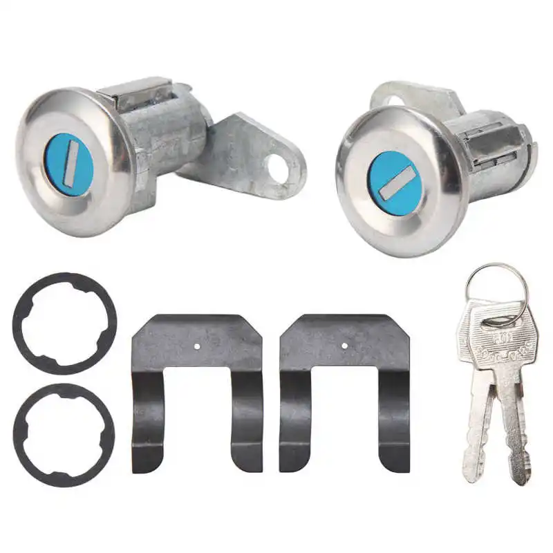 

1 Pair Car Door Lock Cylinder Left Right Anti Theft Lock With Keys Car Ignition Switch Replacement For Ford Truck F100 F250 F3