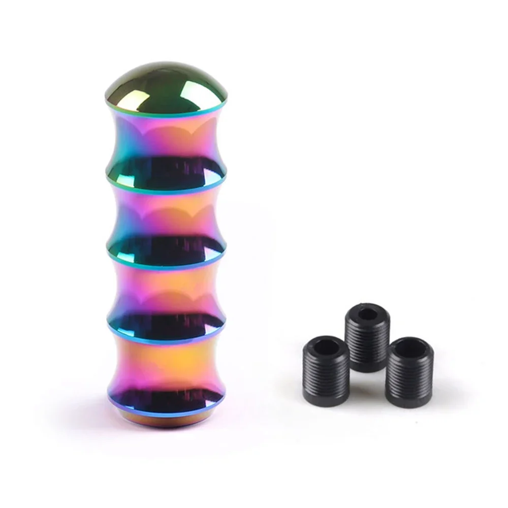 

Алюминиевая ручка переключения передач 118 мм с бамбуковой текстурой — рычаг переключения передач с механической коробкой передач для большинства автомобилей