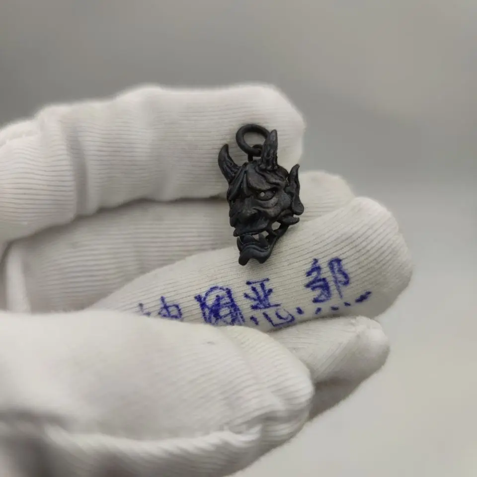 

Черное ожерелье из чистой меди Prajna, брелок, подвеска в виде маски призрака в стиле хип-хоп