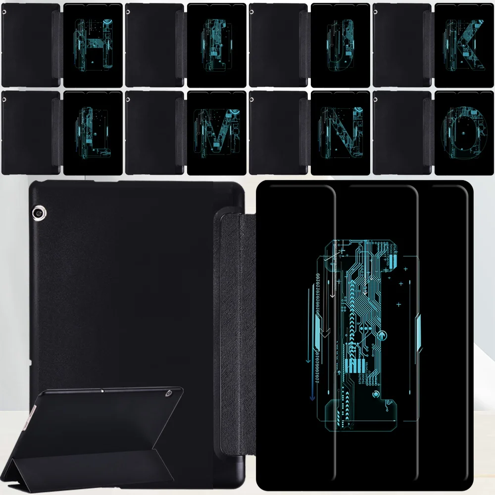 

Чехол-книжка для планшета Huawei MediaPad T5 10 10,1 дюйма, ударопрочный трехслойный чехол для Huawei MediaPad T3 10 9,6 дюйма, с надписью