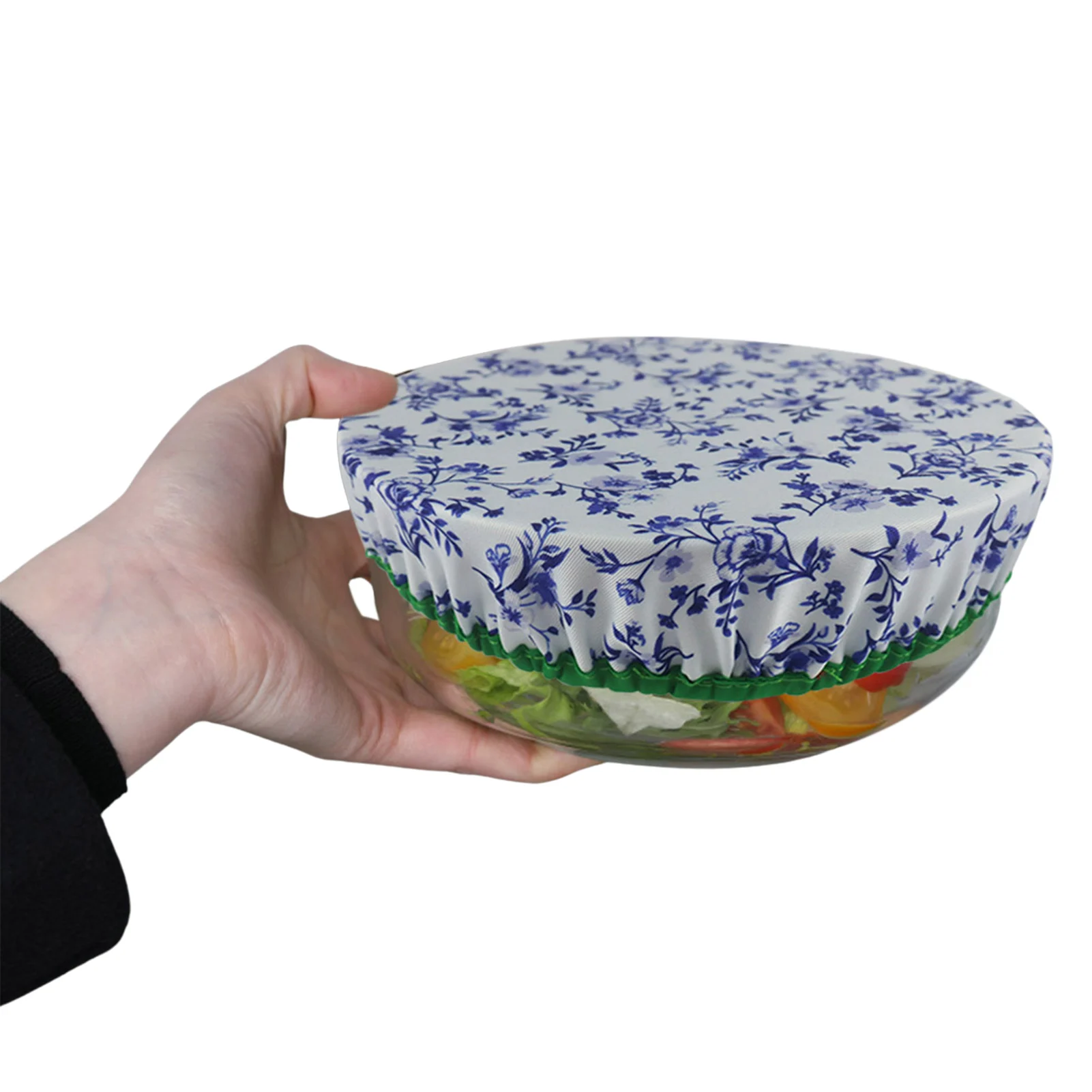 

3pcs Reusable Bowl Covers Universal Lid Food Covers For Outside Container Cotton Fabric Elastic Food Storage Cover Set Kitchen