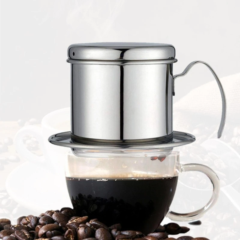 

D0AD Vietnamese Coffee Filter Maker Coffee Maker Press Coffee Dripping Cup Filter