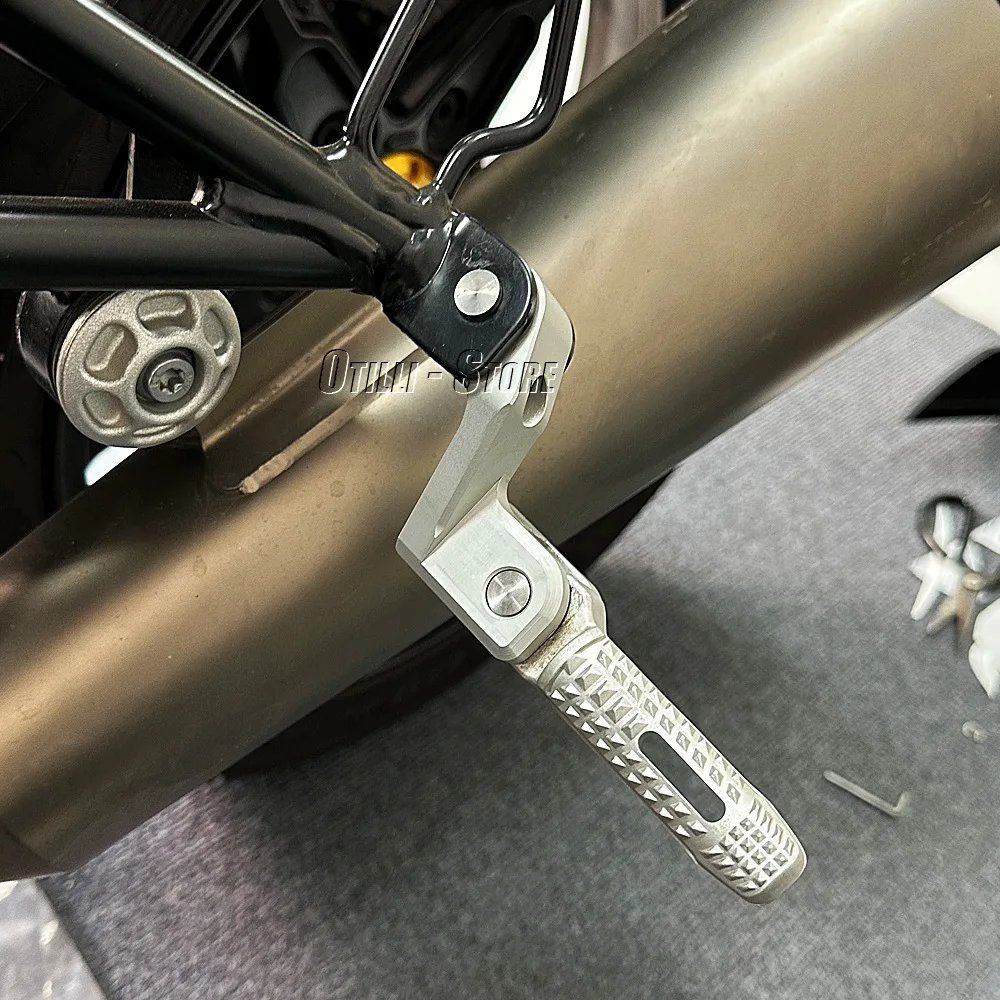 Аксессуар для опускания педали мотоцикла серебряная педаль пассажира