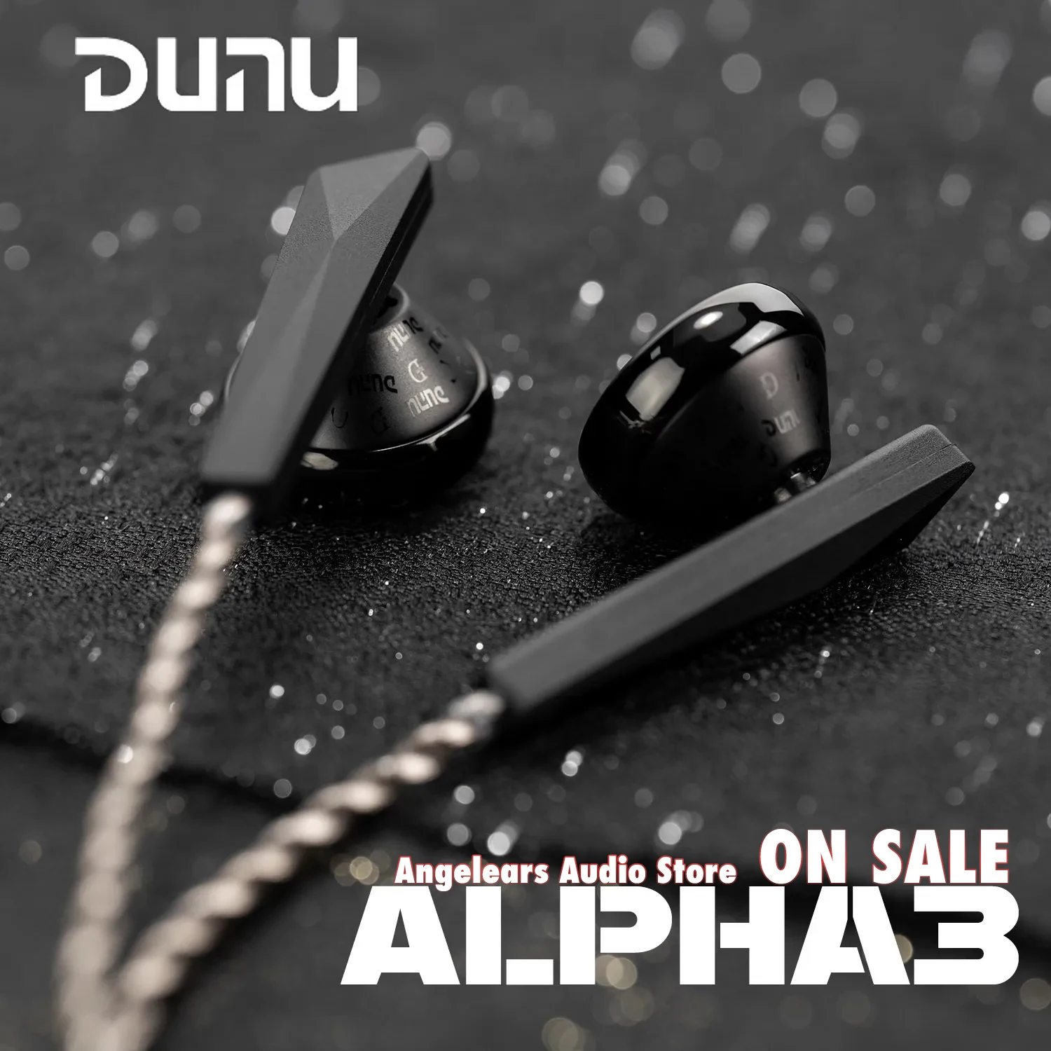 

DUNU Alpha3 / Alpha 3 наушники-вкладыши флагманские Плоские наушники-вкладыши 14,2 мм Динамический драйвер плоская головка HiFi Проводные музыкальные наушники