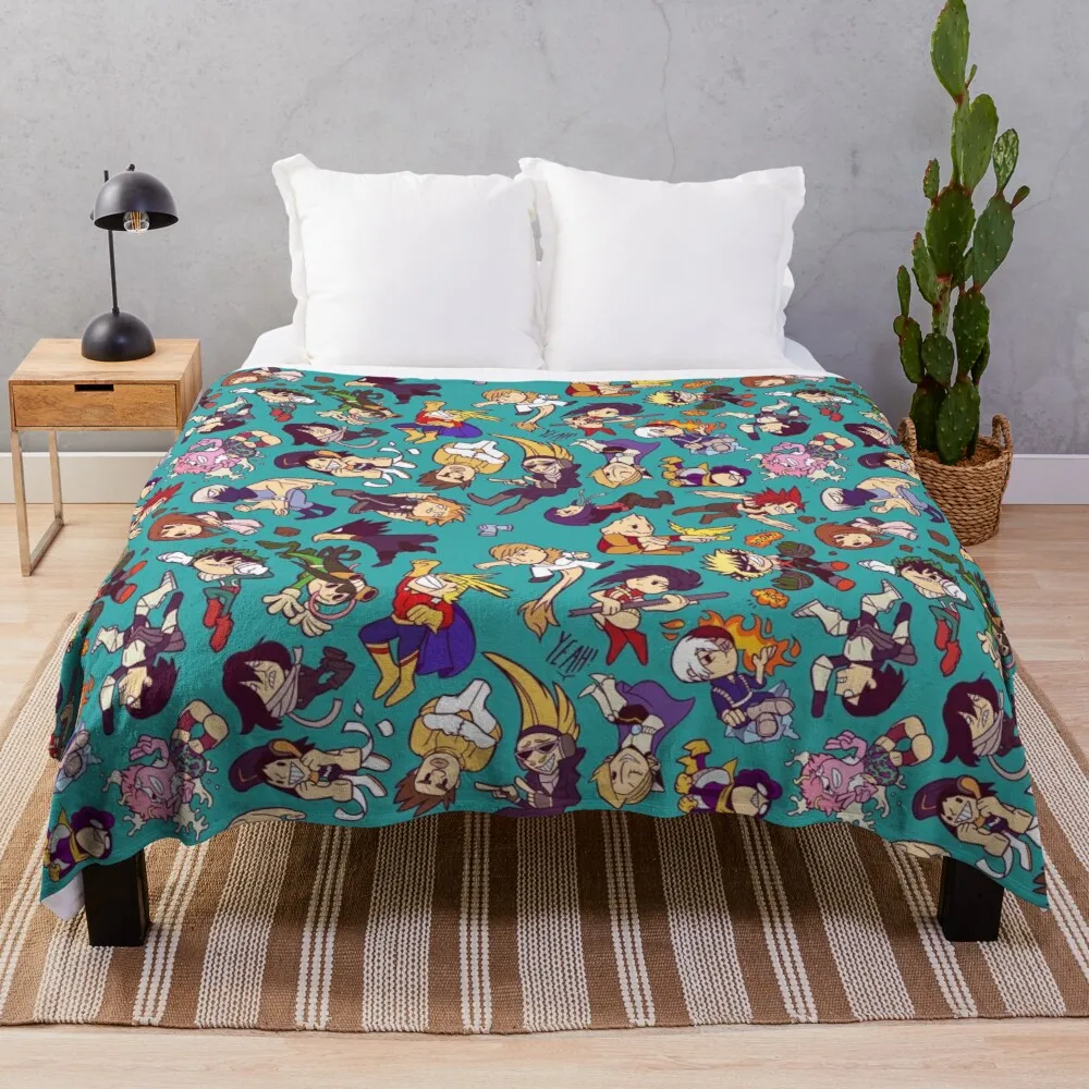 

Polynesian Design Fur Bedding Blanket Luxury For Sofa Bungou Stray Dogs Plus Ultra Pattern Throw Blankets