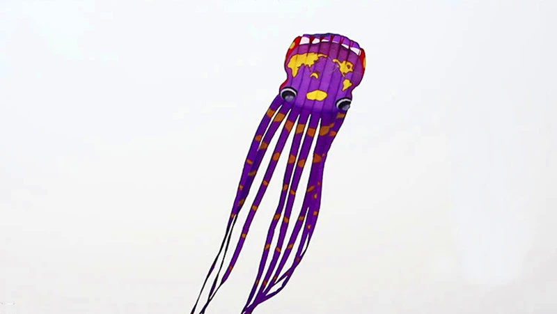 Бесплатная доставка 28 м воздушный змей с изображением Козерога и осьминогом