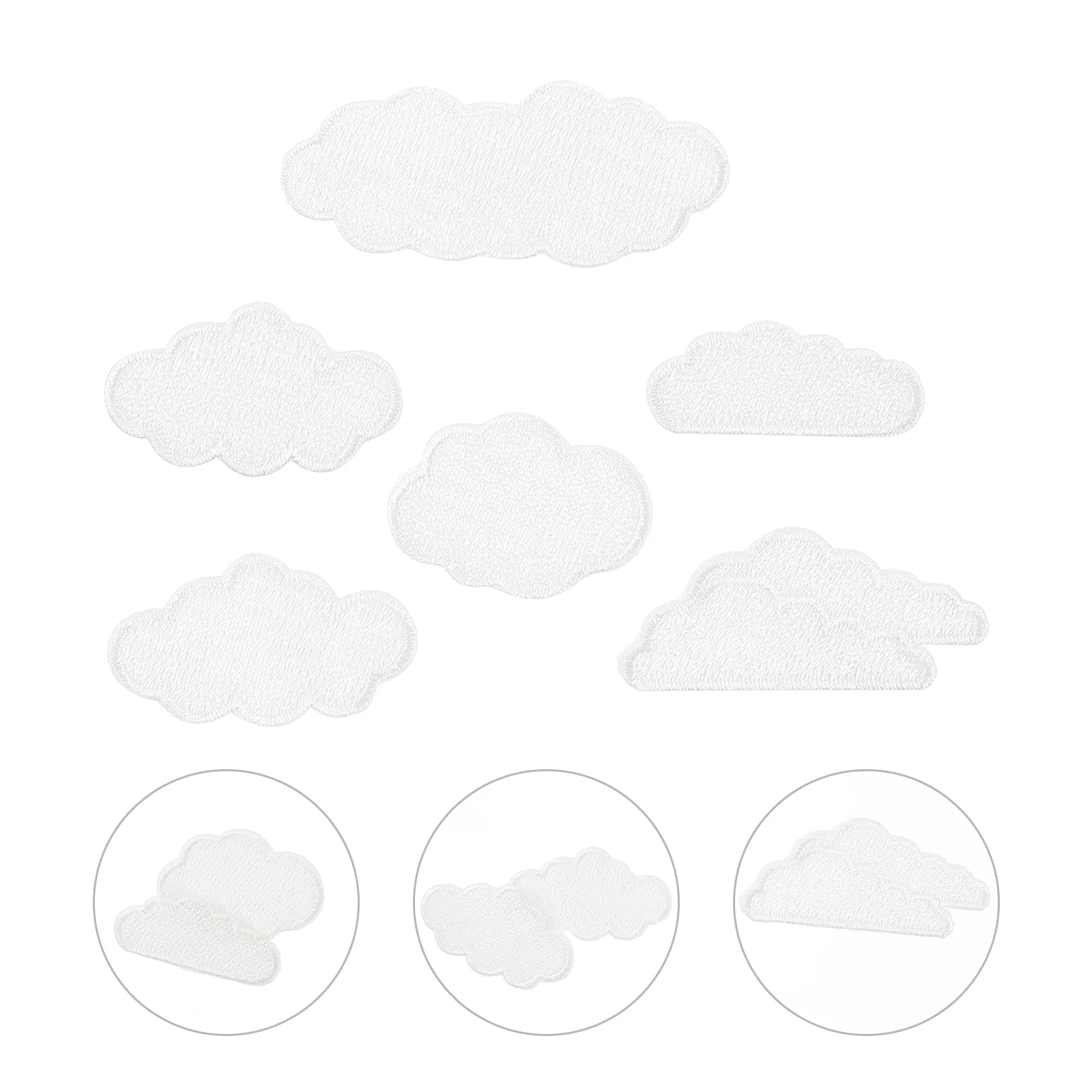 6 шт. наклейки на ткань для шитья нашивки ремонта одежды аппликации украшение