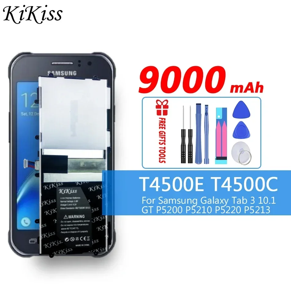 Аккумулятор T4500E T4500C емкостью 9000 мАч для Samsung Galaxy Tab 3 10 1 GT P5200 P5210 P5220 P5213 аккумулятор