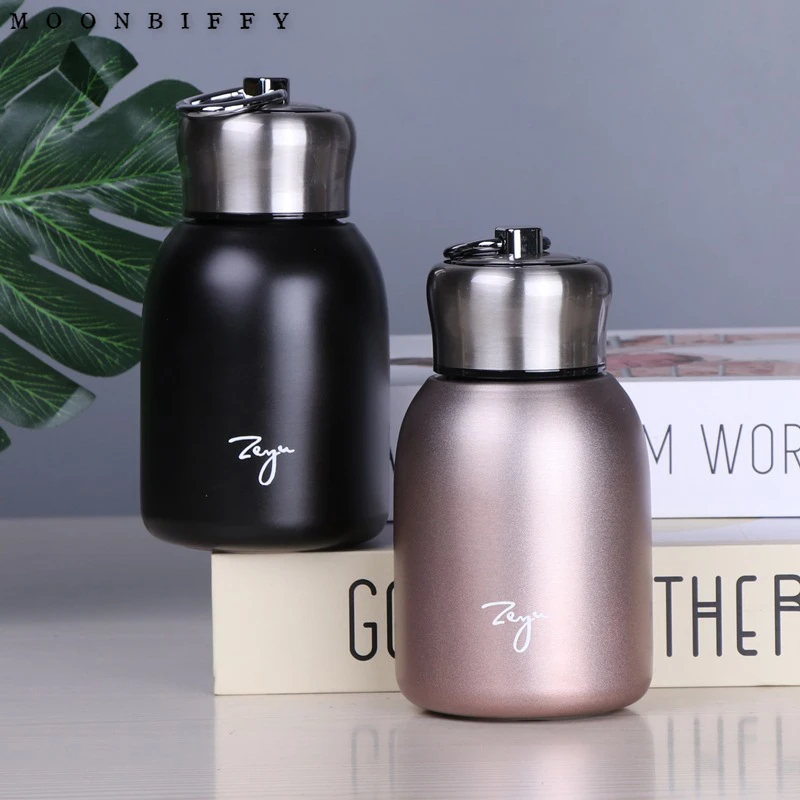

300ml Stainless Steel Pot Belly Thermos Thermos Portable Sports Travel Kettle Mini Thermos Student Water Cup Tea Infuser Bottle