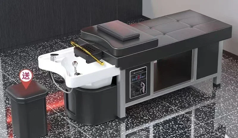 Салонная стойка для шампуня раковина и кровать мебель парикмахерской спа-салон