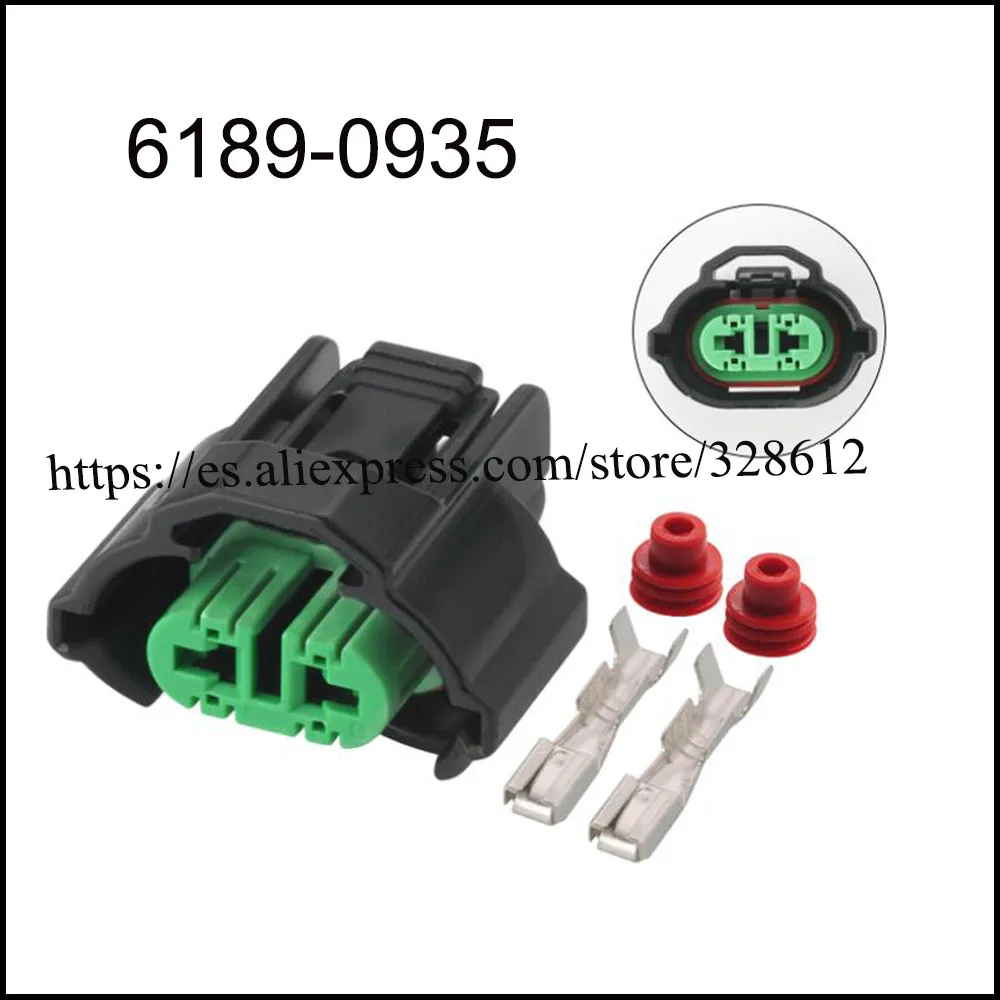 100set 6189-0935 H11 car female cable connector terminal 2 pin connector automotive Plug socket wire cable DJ70255F-3-21