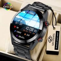 2022 new sports 454454 screen smart watch always display the time bluetooth call local music smartwatch for mens android apple