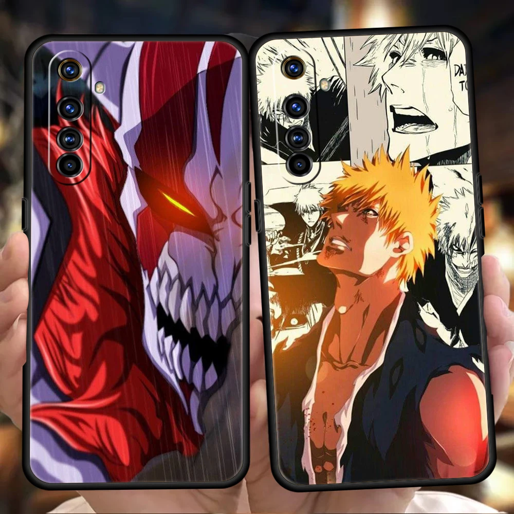 

Anime Bleach Phone Case Cover for Oppo A12 A15 A16 A74 A76 A54 Reno 6 7 Find X5 Pro A9 2020 Plus 5G Silicone Soft Shell Capa Bag