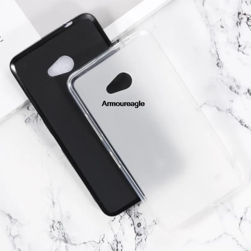 Защитная пленка на чехол lumia640 матовая мягкая силиконовая задняя крышка из ТПУ