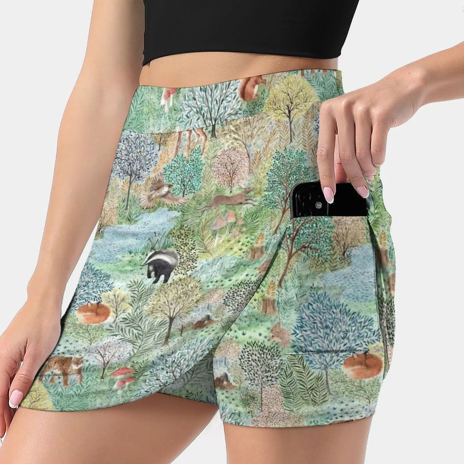

Windermere Woods Women's skirt With Hide Pocket Tennis Skirt Golf Skirts Badminton Skirts Running skirts Windermere English