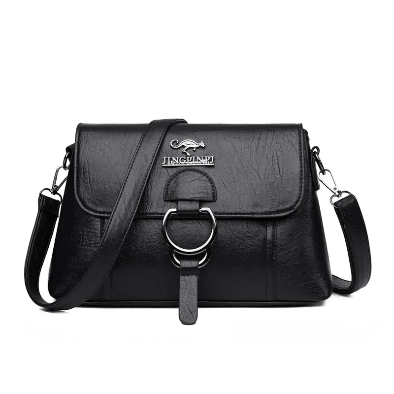 2023 женская сумка на одно плечо из мягкой искусственной кожи текстурная Большая