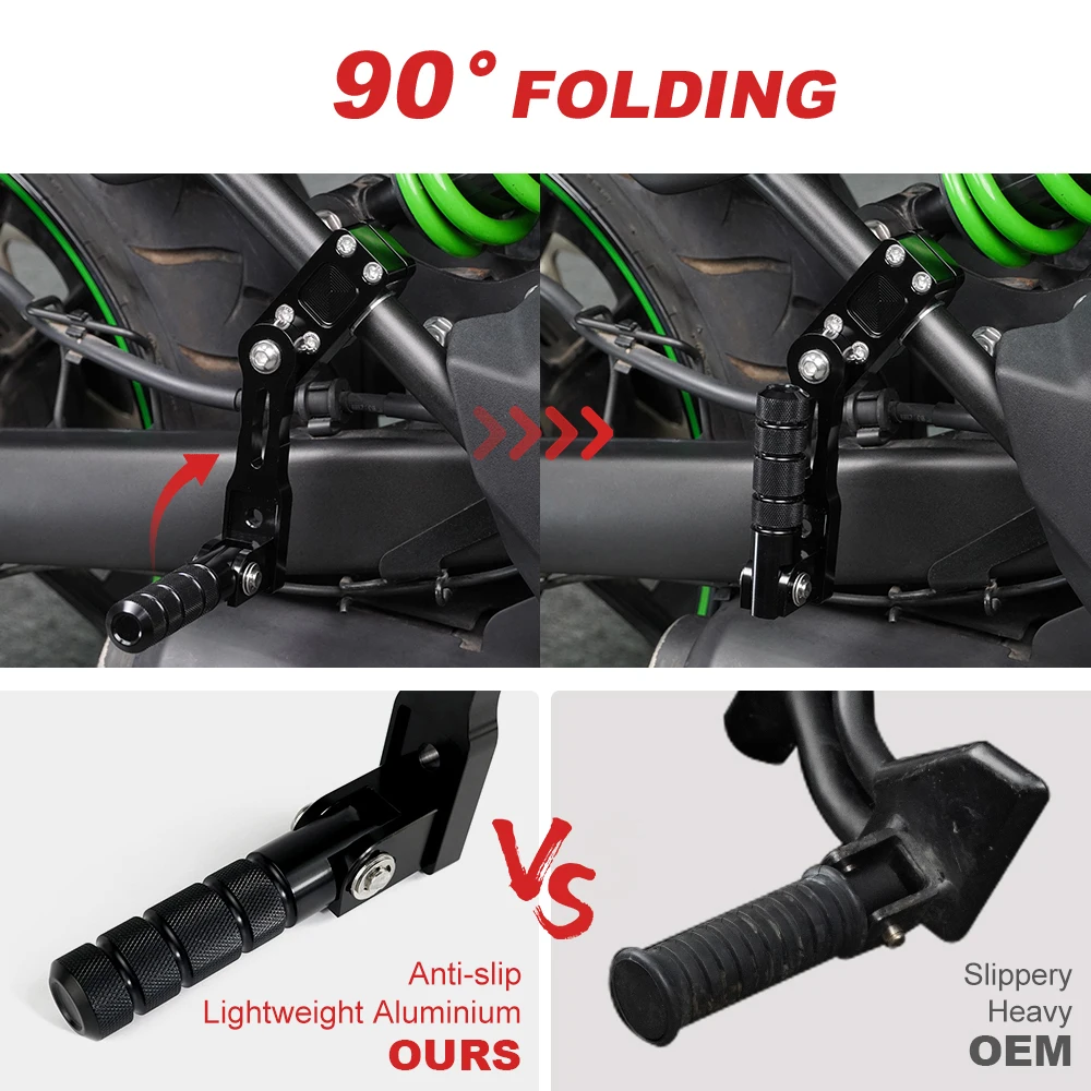 Для Harley Davidson Low Glide FXRS Rider Night Trai Springer Мотоцикл 32 мм Регулируемые подножки для шоссе