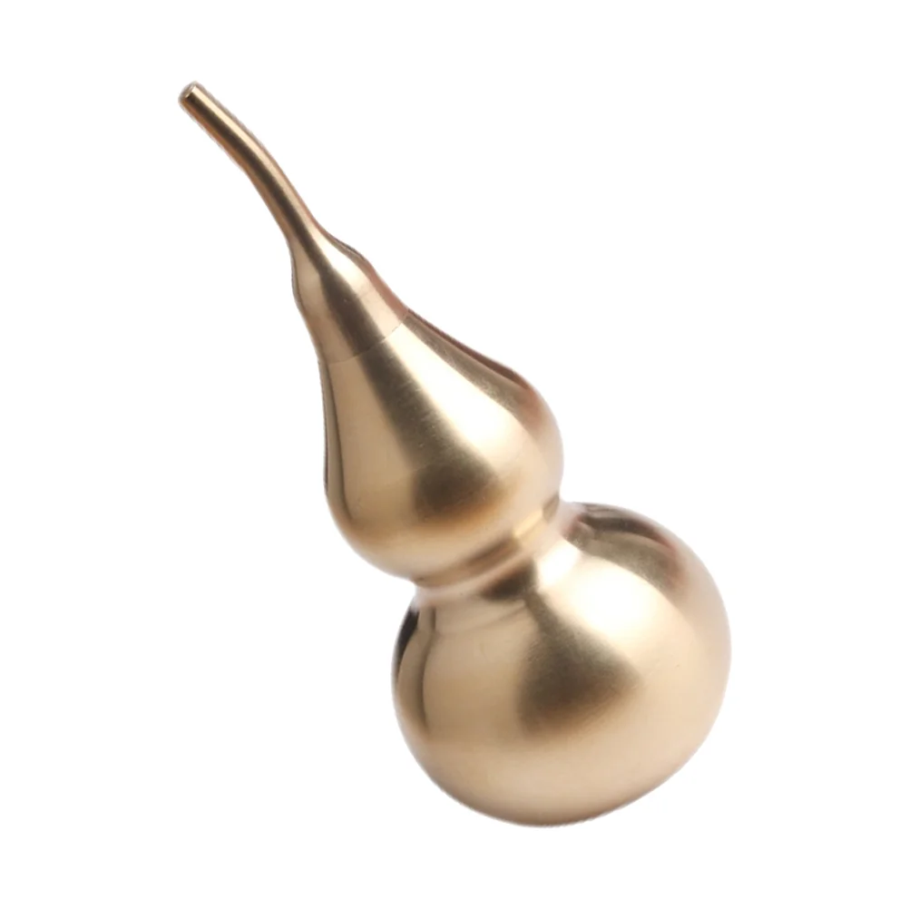 

1Pc Lovely Copper Gourd Ornament Tabletop Copper Gourd Decor Chic Brassware