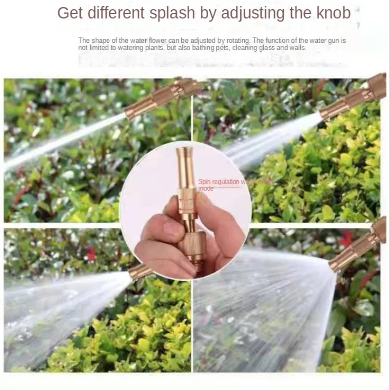 

Поливочный пистолет с прямым распылением, ручка из латуни, высокого давления