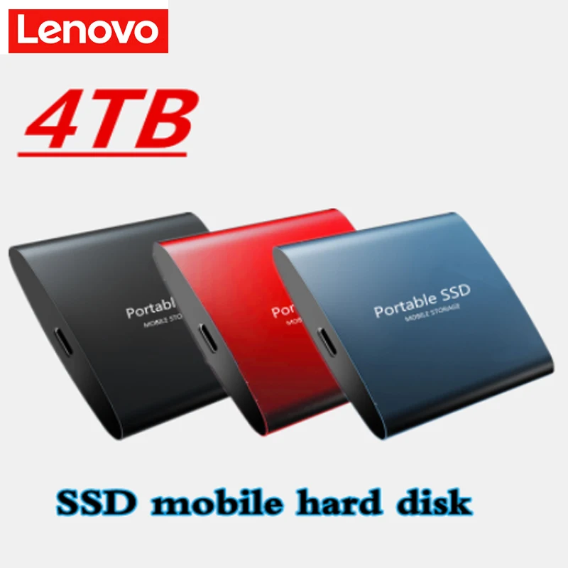 

Портативный внешний жесткий диск Ssd, высокоскоростной SSD для ноутбуков, настольных ПК, 8 ТБ, 4 ТБ, 2 ТБ, внешний твердотельный накопитель для мо...