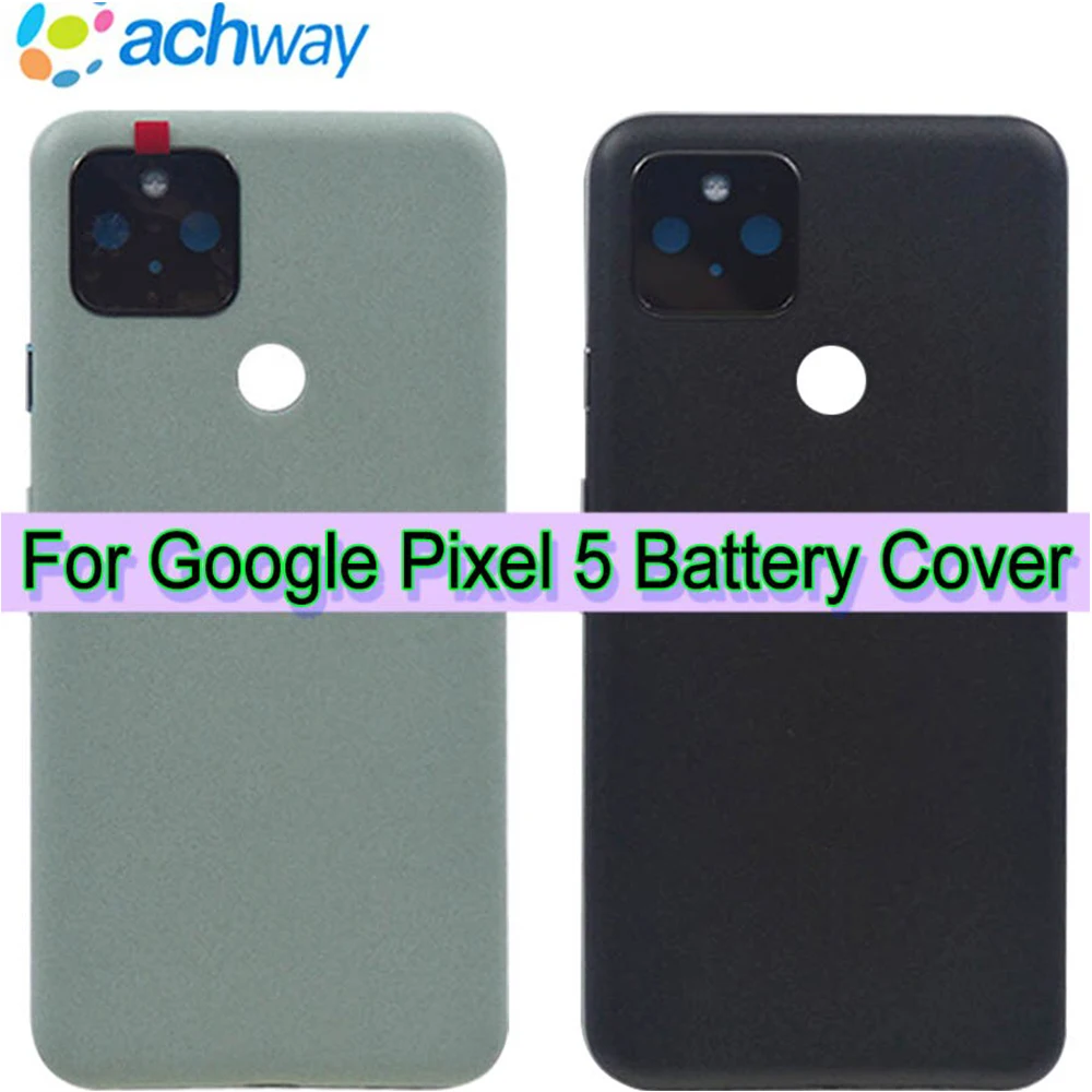 Tested New For Google Pixel 5 Battery Cover Door Back Housing Rear Case For Google Pixel 5 Pixel5 Back Battery Door Replacement