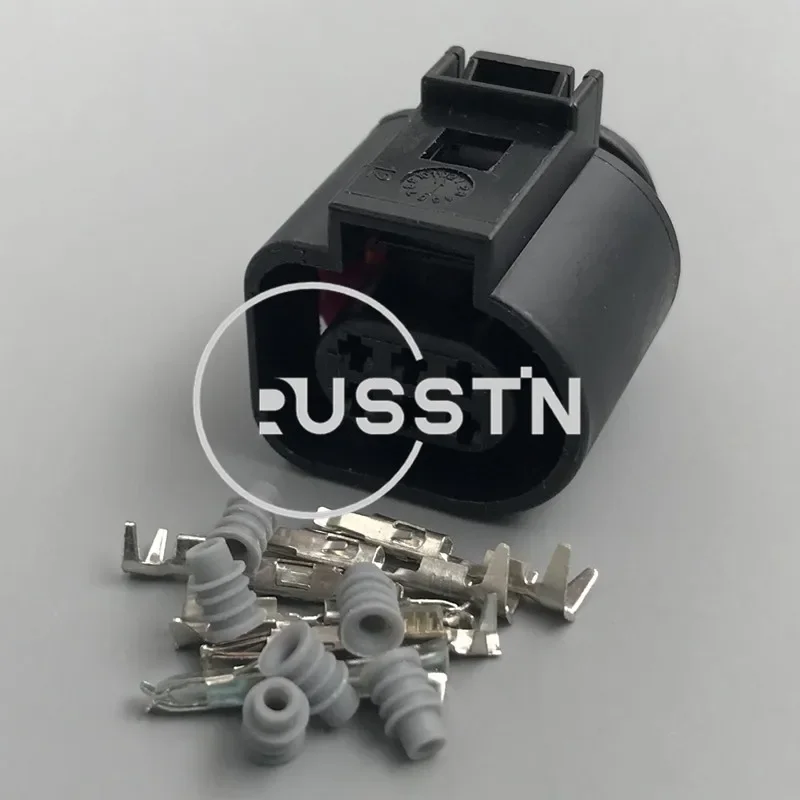 

1 комплект, 6 отверстий, 1,5 мм, вилка автоматического датчика температуры, водонепроницаемая розетка переменного тока в сборе для автомобиля, грузовика VW 3B 0973813 1J 0973713