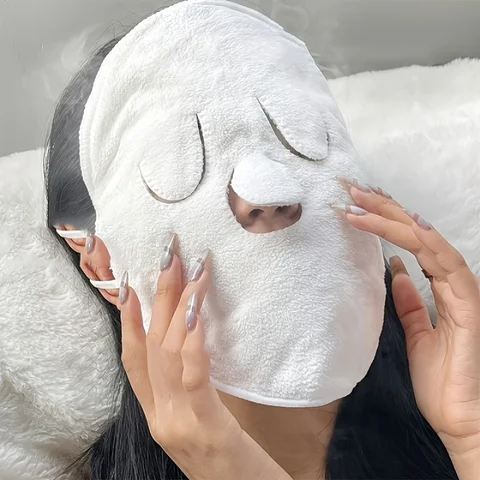 Горячая компрессионная маска для лица многоразовое полотенце для отпаривания лица для горячего и холодного ухода за кожей косметическое полотенце для лица для дома и салона красоты