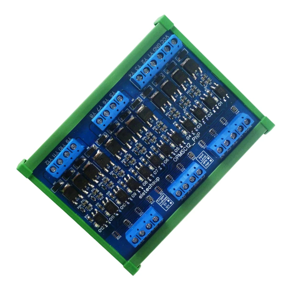 OPMSC12 5A Модуль твердотельного реле RS485 12CH 12 В 24 Многоцелевой PNP/NPN к ПЛК Плата