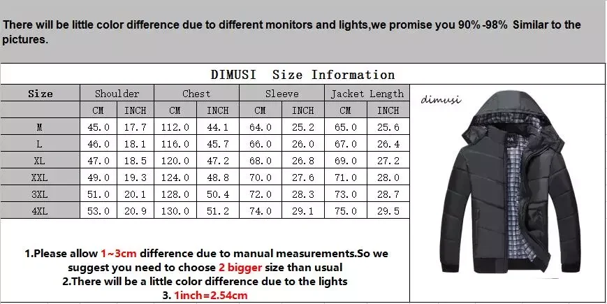 Coats Mens Causal Parkas Fahsion Coat Male Outwear Windbreaker Hoodies Clothing 4XL,TA281 Winter Men Jacket Male Padded