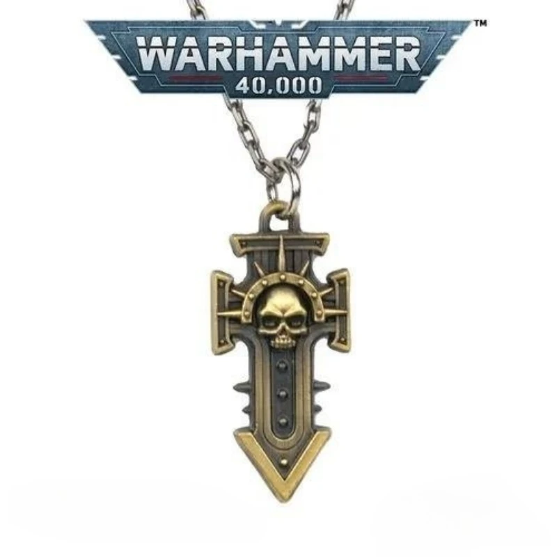 

Game Warhammer 40k Necklace Keychain Periphery Indomitus Crusade Keychain Starforged Pendant Toys Gift for My Friend