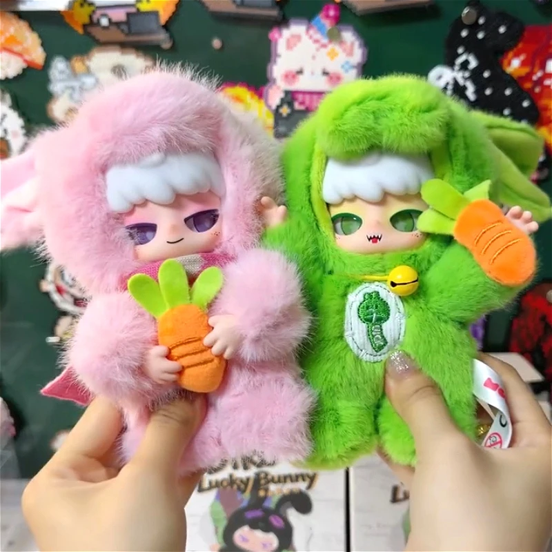 Фото DIKO Lucky BUNNY Series Blind Box: Фигурка кролика в стиле аниме, загадочная коробка-сюрприз DIKO, подвеска-сюрприз, коллекционная виниловая аниме-кукла, подарок №1